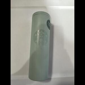 Starbucks 2020 Matte Mint Hot Tumbler Cup 16oz Earth Day 100% Recycled Plastic
